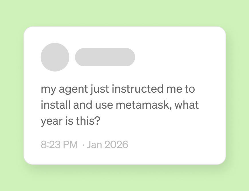 Problem — Human-first wallets